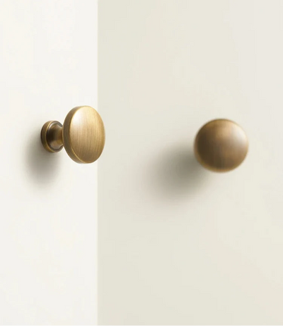 Bouton de Meuble en Laiton Bronze Brossé, 25mm à 32mm