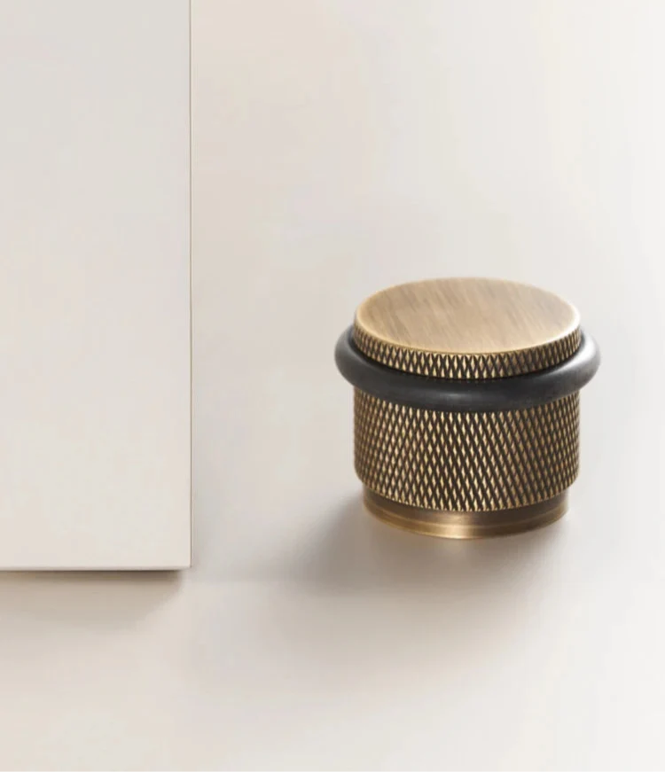 Butoir de Porte en Laiton Finition Bronze 3cm