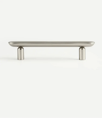 Poignée de Meuble en Laiton Gris Inox Design Original