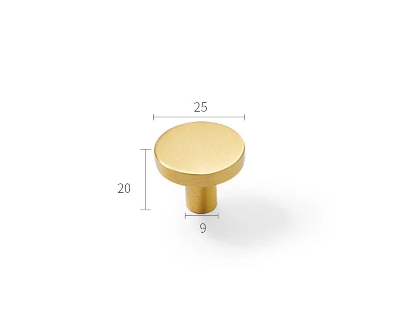 Univers des poignées Poignée de Meuble Classique Or Satiné