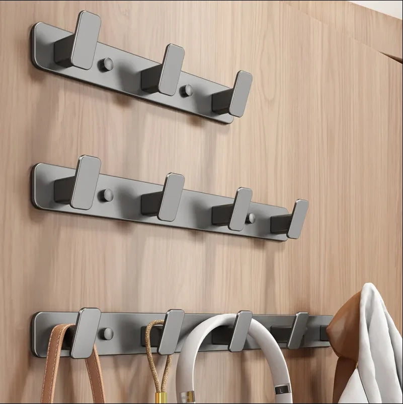 Univers des Poignées Porte-Manteau Mural Laiton Gris Anthracite