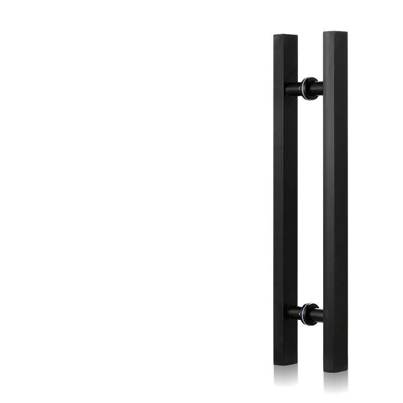 Barre de tirage inox noir mat 500 mm – bâton de maréchal