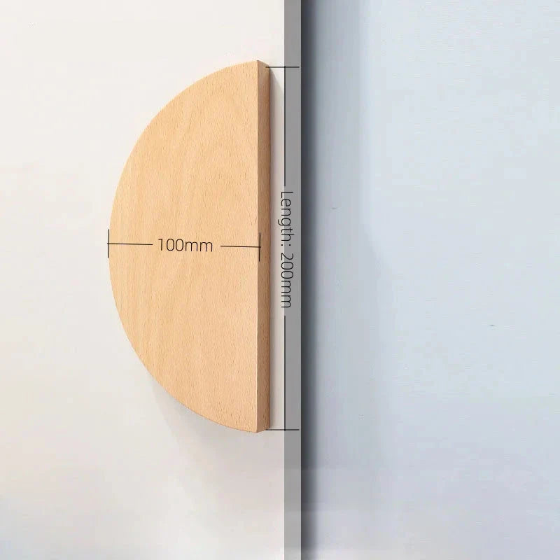 Bouton de Meuble en Bois de Chêne Classique pour Tiroirs