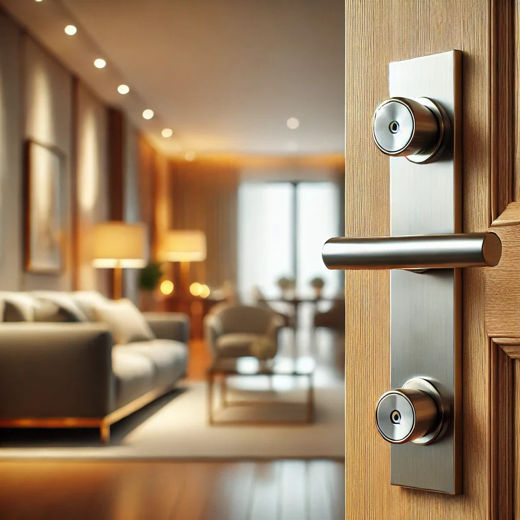 POIGNÉE DE PORTE EN INOX