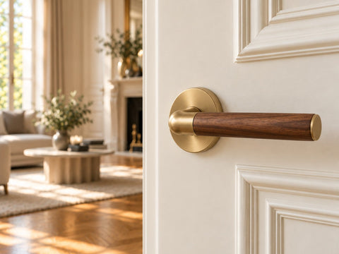Poignée de Porte en Bois