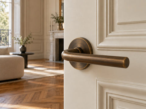 Poignée de Porte en Bronze