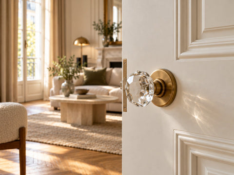 Poignée de Porte en Verre