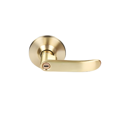 Poignée de Porte de Chambre à Bouton, Chrome ou Or Satiné