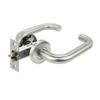 Poignée de Porte Intérieure en Inox Satiné, Béquille Tubulaire en U