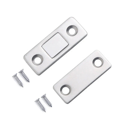 Aimant pour Porte Battante et Coulissante Finition Gris Argent