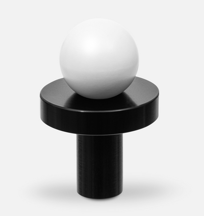 Bouton de Meuble POLA Laiton Acier, vue 3