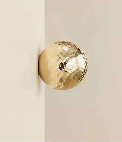 Bouton de Meuble en Laiton Or Brillant pour Placards