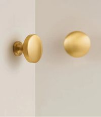 Bouton de Meuble Champignon en Laiton Or Brossé, 25, 29 ou 32 mm, vue 2