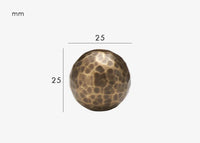 Bouton de Meuble Sphérique Martelé Finition Bronze, 20 à 30 mm, vue 3