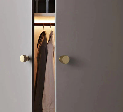 Bouton de Meuble Moderne en Laiton Massif