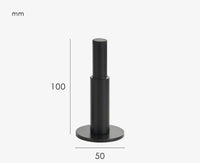 Butée de Porte Murale Lisse en Laiton, 100 mm, 4 Finitions, vue 5