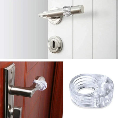 Univers des Poignées Butée de Porte en Silicone Transparent