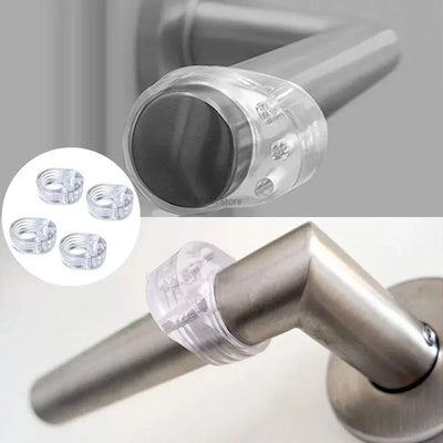 Univers des Poignées Butée de Porte en Silicone Transparent
