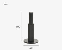 Butée de Porte Murale Nervurée en Laiton, 100 mm, 4 Finitions, vue 5