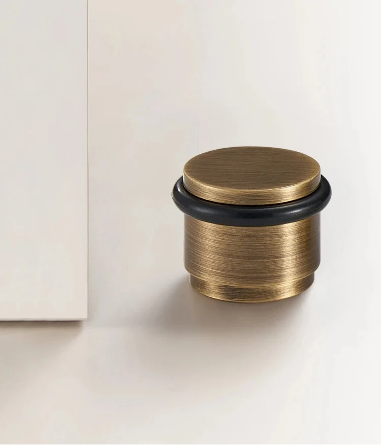 Butoir de Porte Lisse en Bronze