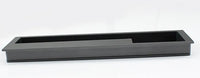 Poignée Cuvette Encastrée en Aluminium Gris pour Porte Coulissante et Tiroir, vue 4
