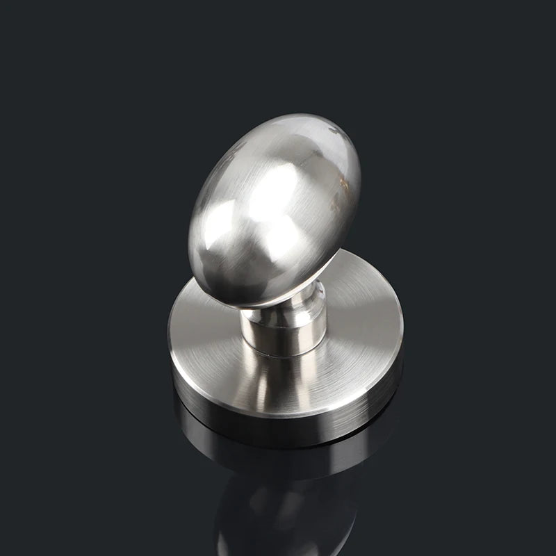 Bouton de Porte Ovale en Zamak, avec ou sans Serrure, 6 Finitions, vue 18