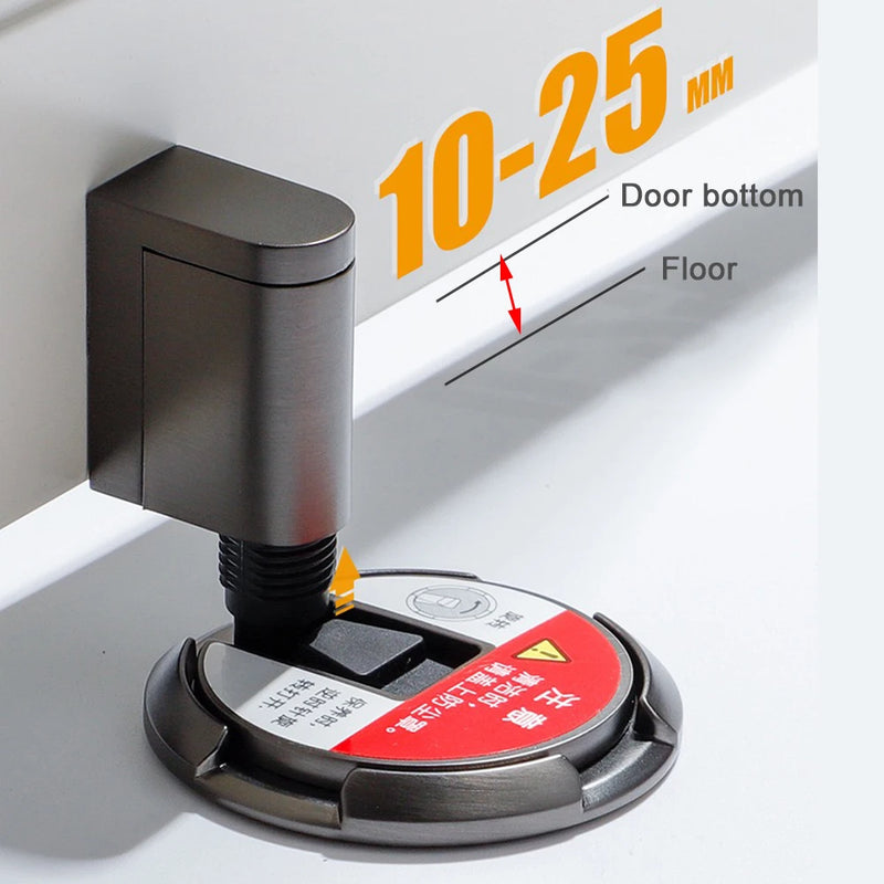 Butée de Porte au Sol Autocollante, Sans Perçage, Base 62 mm, 7 Finitions, vue 2