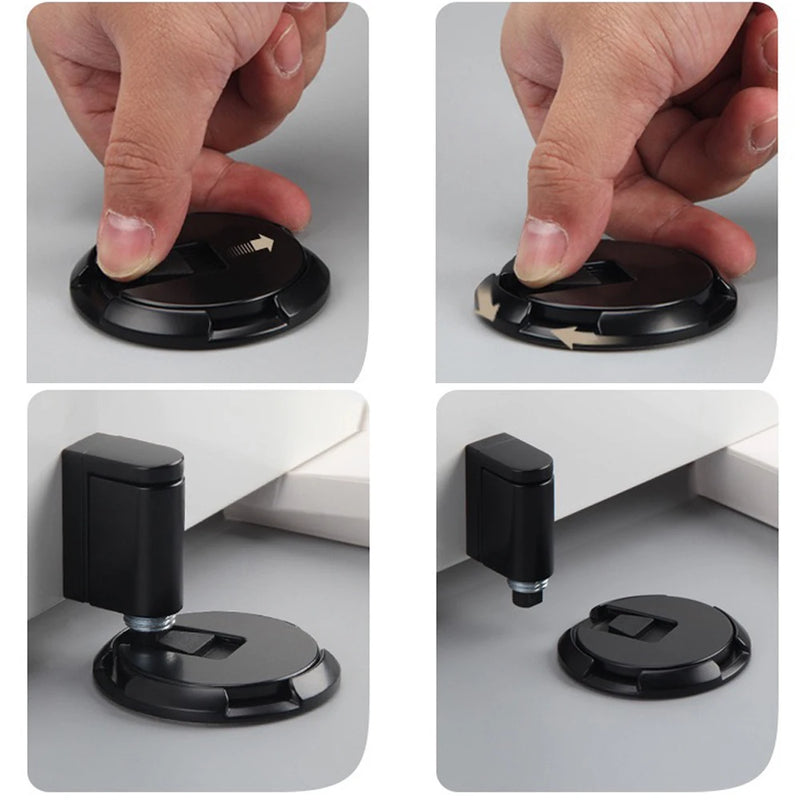 Butée de Porte au Sol Autocollante, Sans Perçage, Base 62 mm, 7 Finitions, vue 3