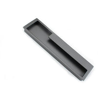 Poignée Cuvette Encastrée en Aluminium Gris pour Porte Coulissante et Tiroir, vue 2