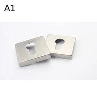 Rosace de Cylindre Européen en Inox, Lot de 2, Carrée, Ronde ou Ovale, vue 12
