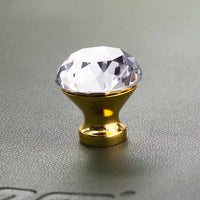 Bouton de Meuble en Cristal Taillé, Chromé ou Doré, Lot de 4, vue 4