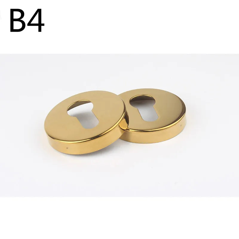 Rosace de Cylindre Européen en Inox, Lot de 2, Carrée, Ronde ou Ovale, vue 8