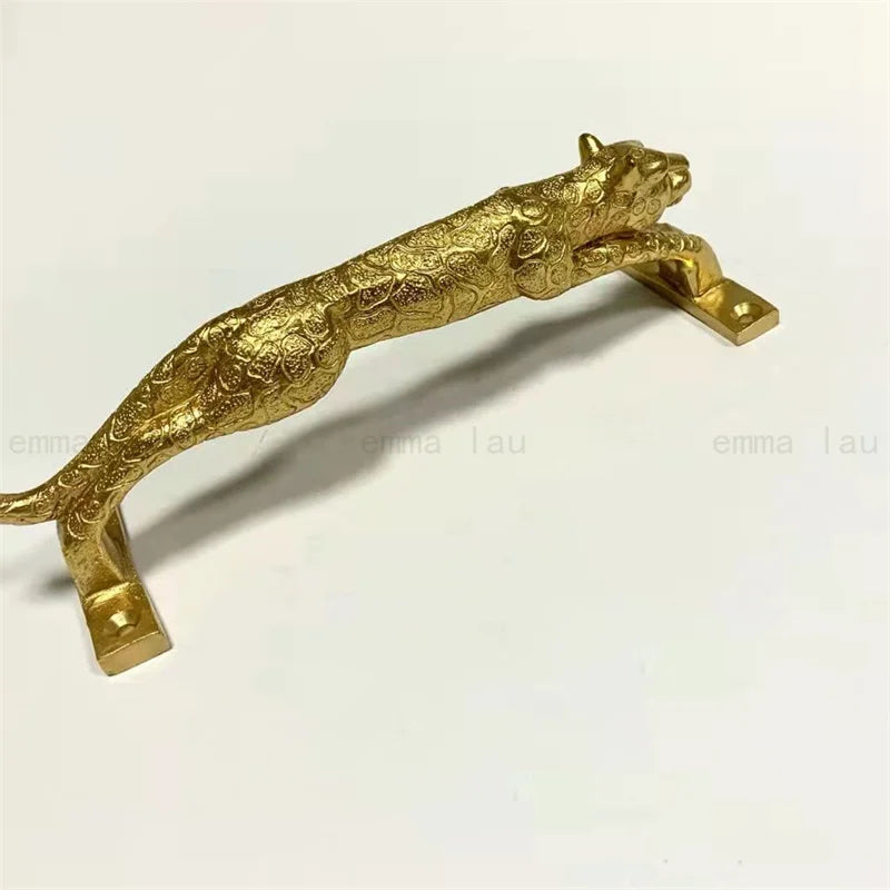 Poignée de Meuble Léopard en Laiton Doré, 180 mm, Unité ou Paire, vue 5