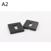 Rosace de Cylindre Européen en Inox, Lot de 2, Carrée, Ronde ou Ovale, vue 7
