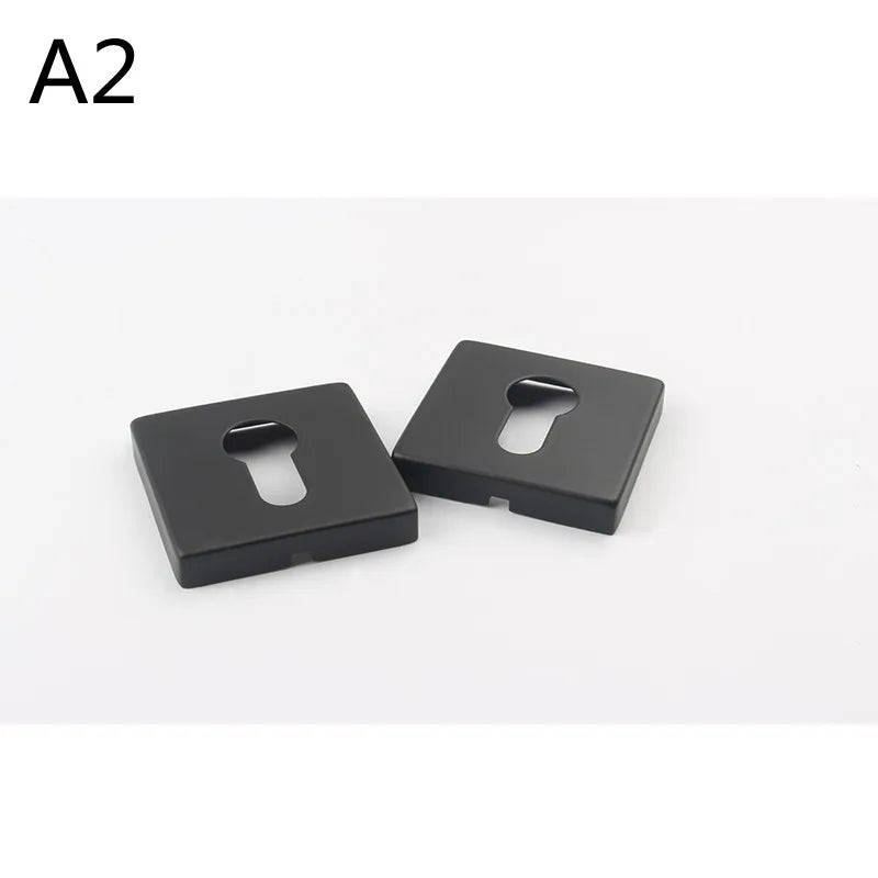 Rosace de Cylindre Européen en Inox, Lot de 2, Carrée, Ronde ou Ovale, vue 7