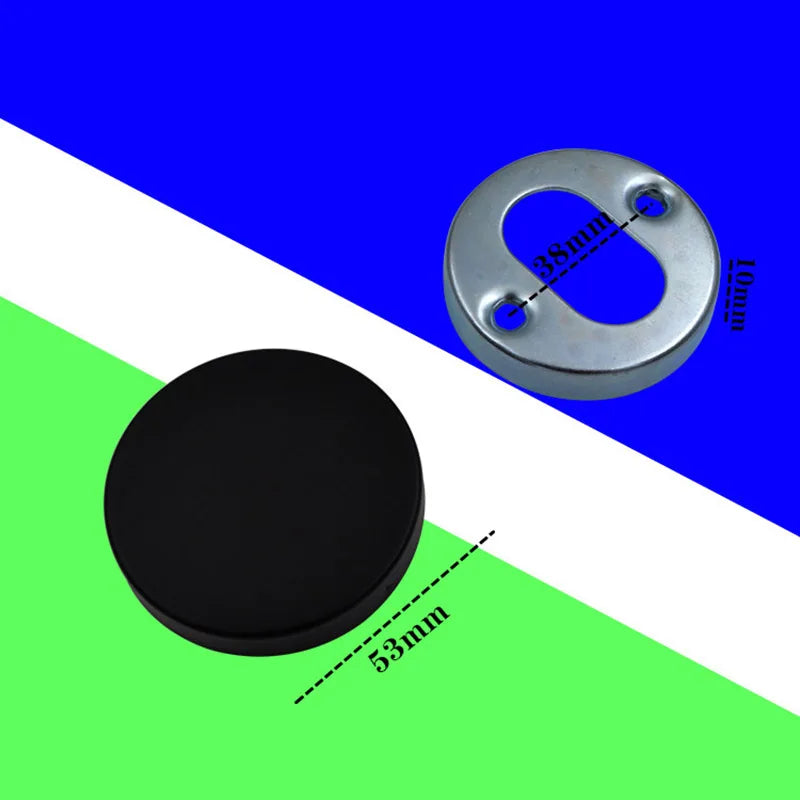 Rosace de Porte en Inox, Ronde, Ovale ou Carrée, 10 Modèles, vue 3