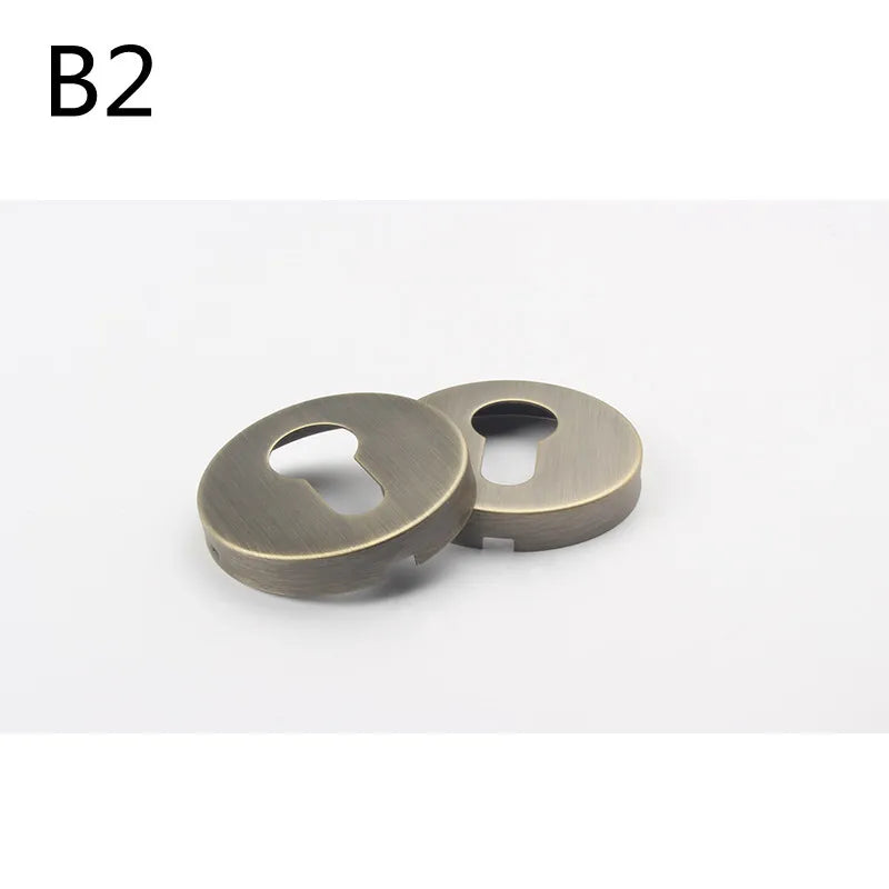 Rosace de Cylindre Européen en Inox, Lot de 2, Carrée, Ronde ou Ovale, vue 4