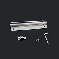 Ferme-Porte Inox à Bras Réglable pour Porte de 40 kg, Plaque 190 x 40 mm, vue 2