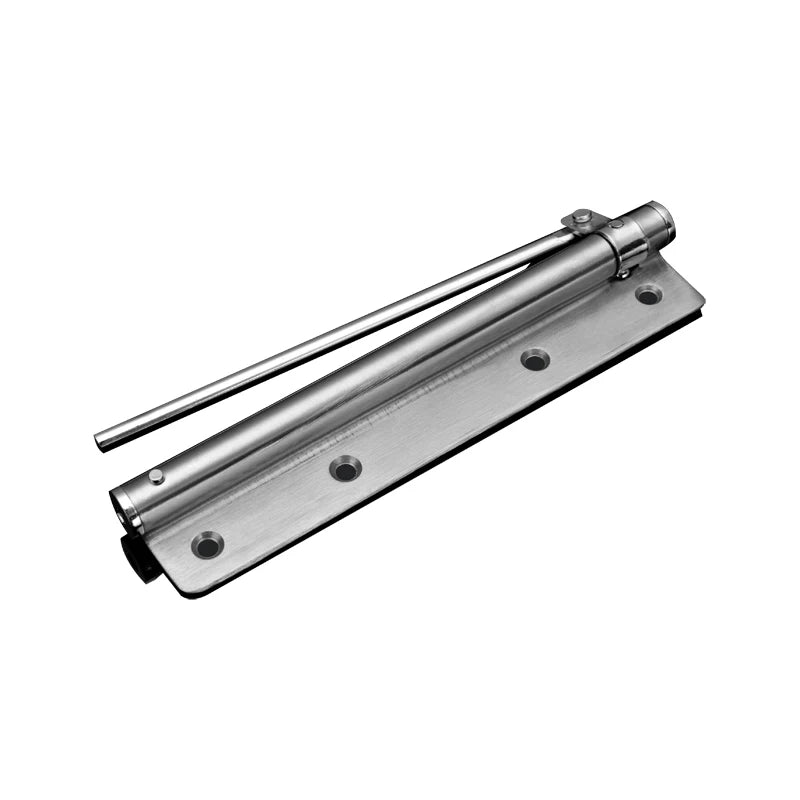 Ferme-Porte Inox à Bras Réglable pour Porte de 40 kg, Plaque 190 x 40 mm
