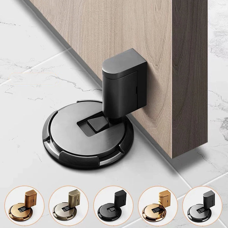 Butée de Porte au Sol Autocollante, Sans Perçage, Base 62 mm, 7 Finitions, vue 4