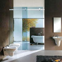 Kit de Porte Coulissante en Verre pour Douche en Inox 304, vue 3