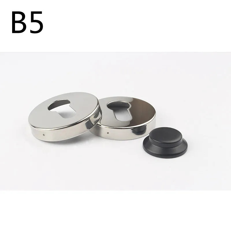 Rosace de Cylindre Européen en Inox, Lot de 2, Carrée, Ronde ou Ovale, vue 13