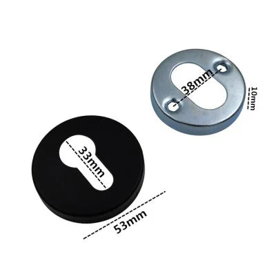 Rosace de Porte en Inox, Ronde, Ovale ou Carrée, 10 Modèles, vue 13