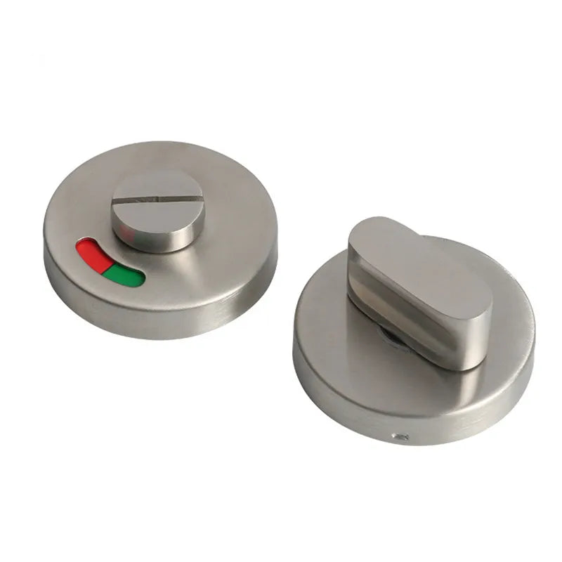 Rosace de Condamnation WC en Inox, Indicateur Libre Occupé, Tige 70 mm, vue 2