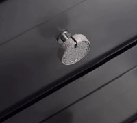 Bouton de Meuble Rond en Cuir, Noir, Blanc, Marron ou Gris, vue 9