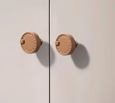 Bouton de Meuble en Cuir Rond Élégant, vue 8