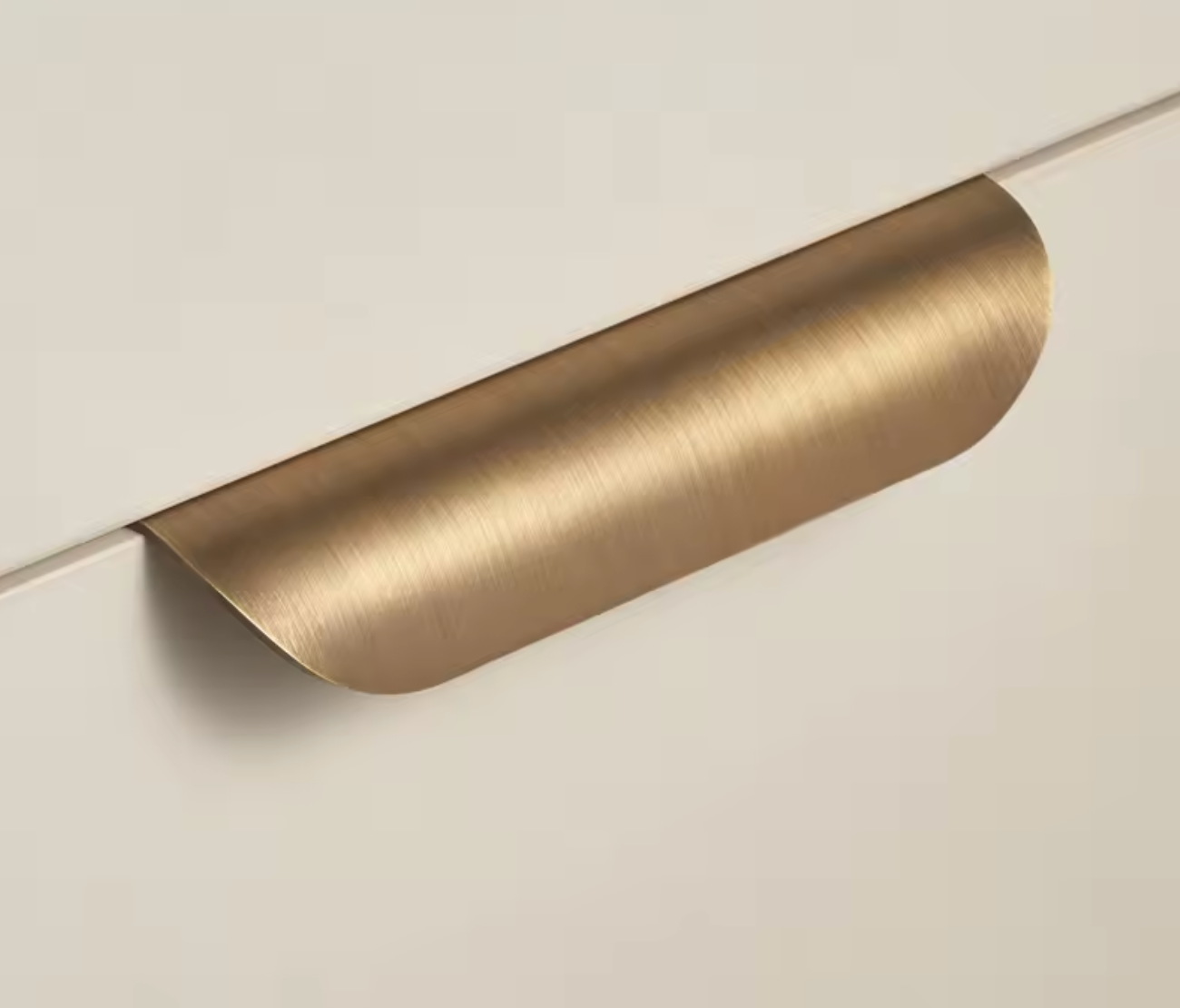 Poignée de Meuble en Laiton, Finition Bronze Brossé