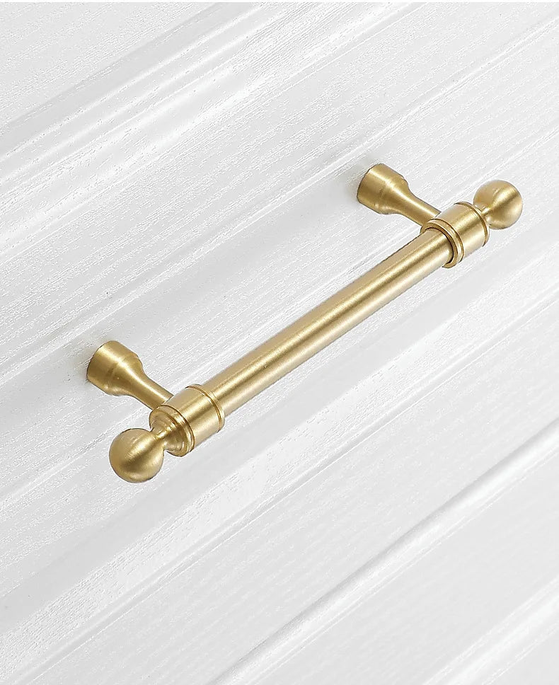Poignée de Meuble en Laiton, Design Élégant pour Armoire et Tiroir