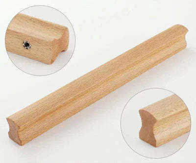 Poignée de Meuble Classique en Bois Naturel