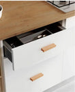 Poignée de Meuble Classique en Bois Naturel, Bouton ou Barre